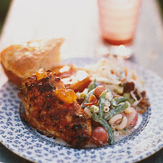 Barbecued Chicken Breasts with Spicy Peach Glaze