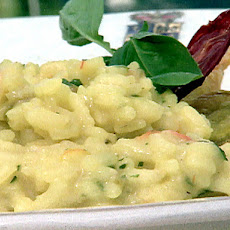 Risotto with Zucchini Blossoms and Saffron