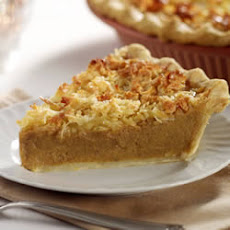 Pumpkin Sweet Potato Coconut Pie