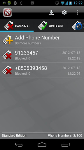 Junk Call Blocker Standard