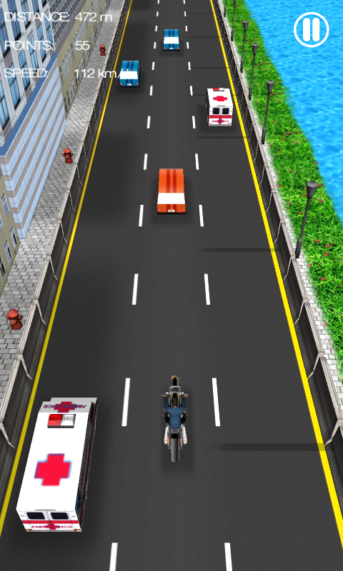 Android application Moto Traffic Racer screenshort