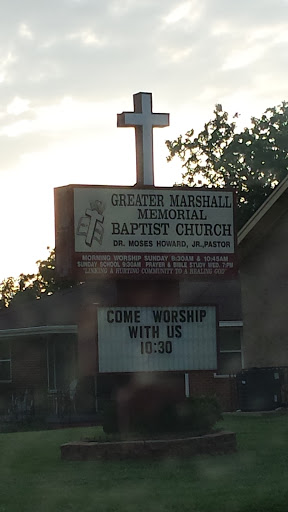 Greater Marshall Memorial  Baptist Church Sighn