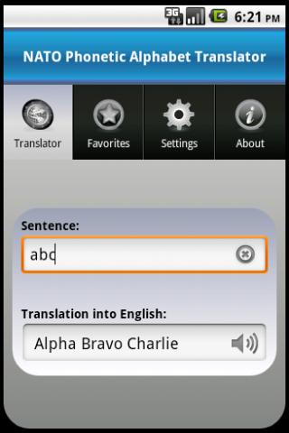 【免費工具App】NATO Alphabet Translator-APP點子