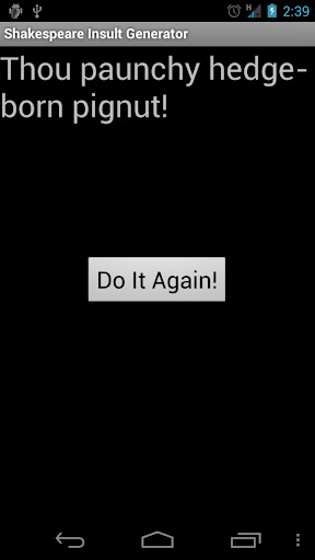 【免費娛樂App】Shakespeare Insult Generator-APP點子