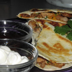 Barbecued Pork Quesadillas
