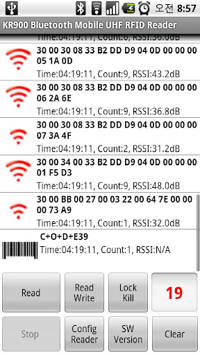 Bluetooth UHF RFID Reader