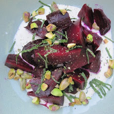 Beets with Pistachios and Mint