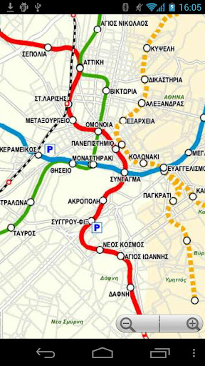 Athens Transport Map - Free