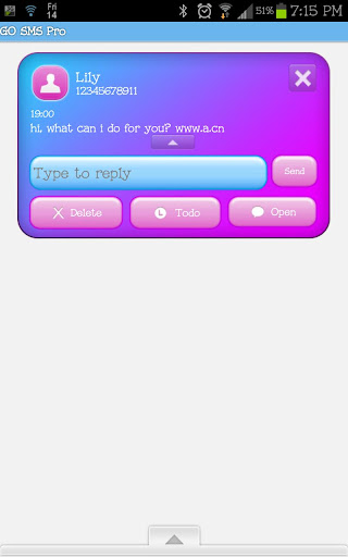 【免費個人化App】GO SMS - Cotton Candy SMS-APP點子