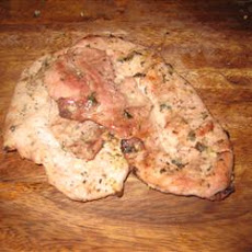 Basil-Garlic Grilled Pork Chops