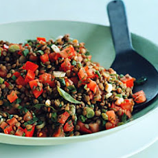 Lentil Salad with Tomato and Dill