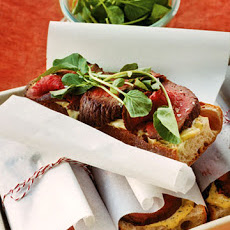 Beef Tenderloin Sandwiches with Herb Mayonnaise
