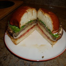 Grilled Stuffed Portabello Mushroom Burgers