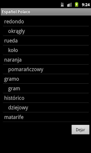 【免費旅遊App】Spanish Polish Dictionary-APP點子