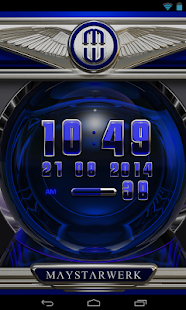 How to download Digi Clock Widget Blue Saphir 2.41 apk for android