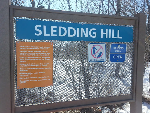 Sledding Hill at Lowry Hill Nature Center