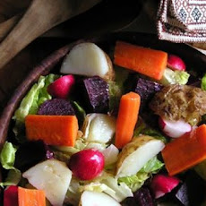Carrot, Cauliflower and Beet Salad with Orange-Anise Dressing