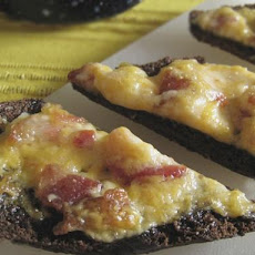 Easy Bacon and Cheese Pumpernickel Puffs