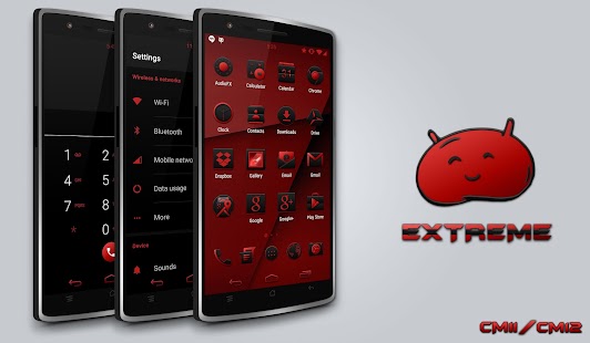 How to get JB Extreme Theme Red CM12 CM13 Varies with device unlimited apk for android