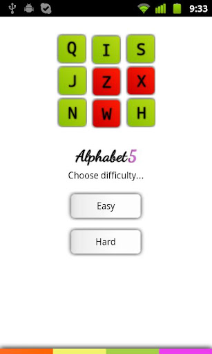 Alphabet 5 Free Game