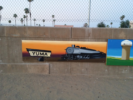 Yuma Train Mural