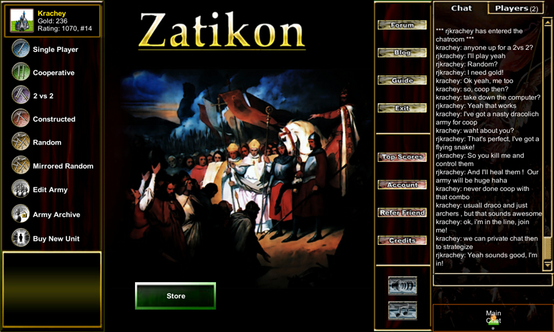 Android application Armies of Zatikon: TCG &amp; Chess screenshort