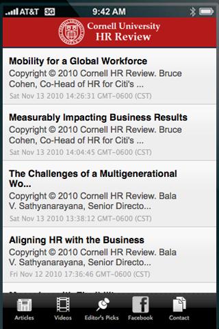 Cornell HR Review