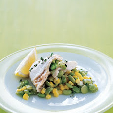 Snapper with Succotash