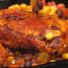 Blackened Chicken and Beans