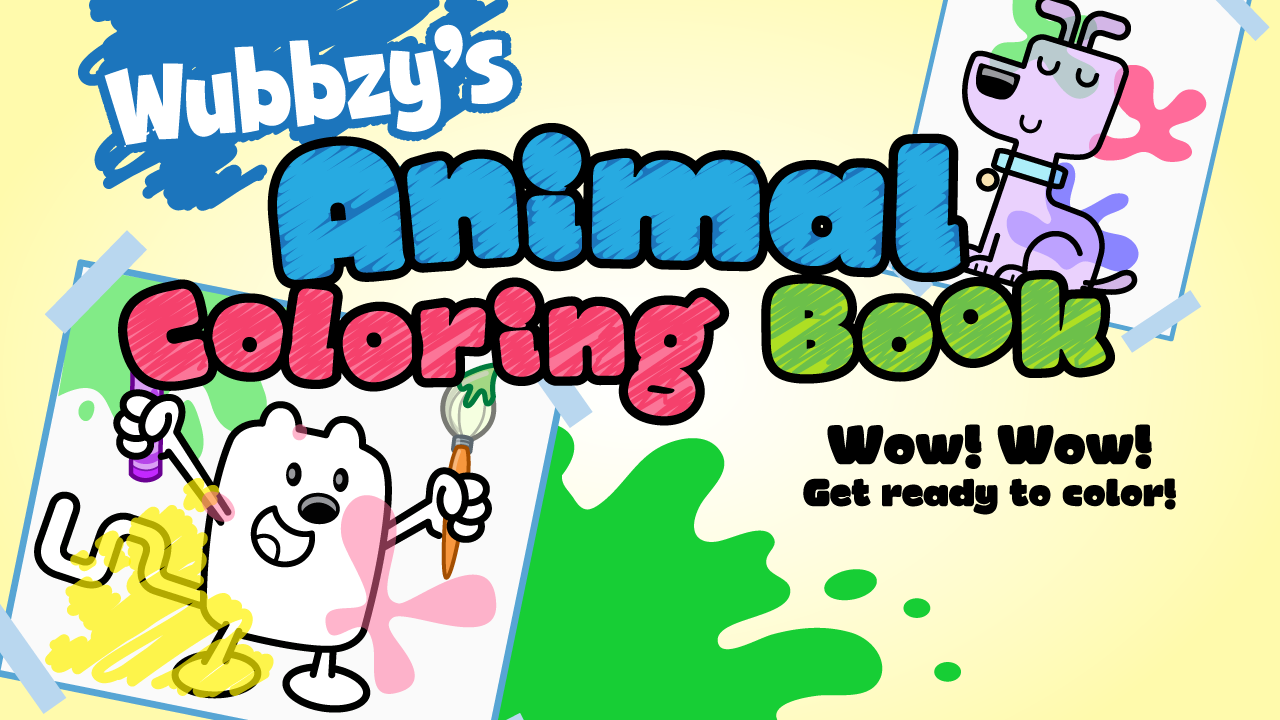 Android application Wubbzys Animal Coloring Book screenshort