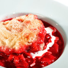 Raspberry-Rhubarb Grunt