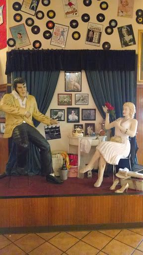 Elvis and Marilyn Display
