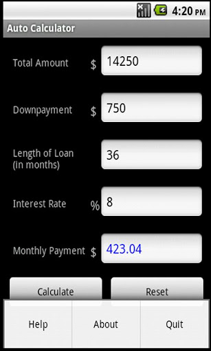 Auto Calculator