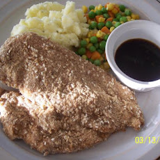 Baked Sesame Chicken With Soy Dip