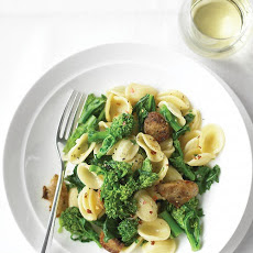 Orecchiette with Chicken Sausage and Broccoli Rabe