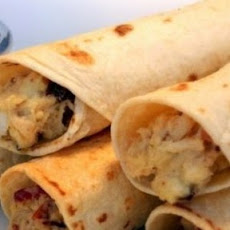 Baked Chicken Bacon Ranch Taquitos
