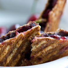 Smashed Chocolate Cherry Panini