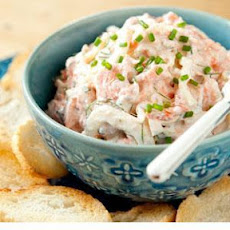 Grilled Salmon Spread with Fennel and Chives
