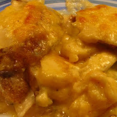 Potato and Smoked Cheese Gratin