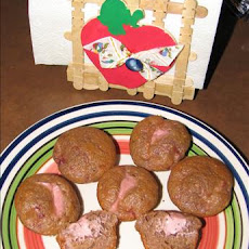 Mini Strawberry Surprise Muffins