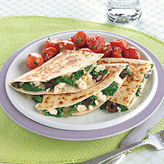 Spinach and Feta Quesadillas