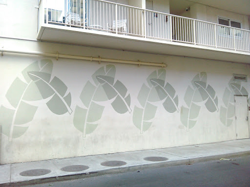 Bamboo Leaf Wall Mural