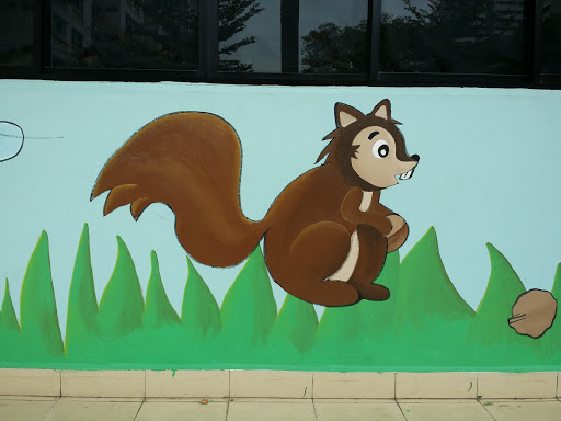 Squirrel Mural