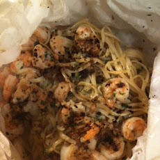 Shrimp Linguine with Garlicvermouthbutter.