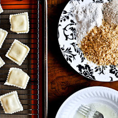 Crunchy Oven-Fried Cheese Ravioli