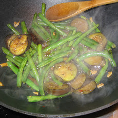 Stir-Fried Eggplant and Green Beans