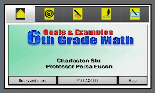 6th Grade Math Goals Examples