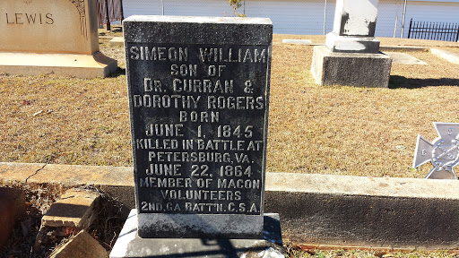 Confederate Grave Site of Simeon Williams