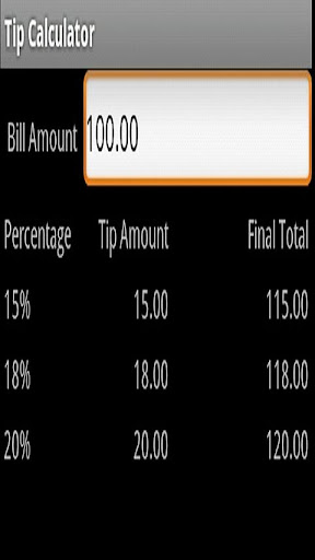 Tip Calculator