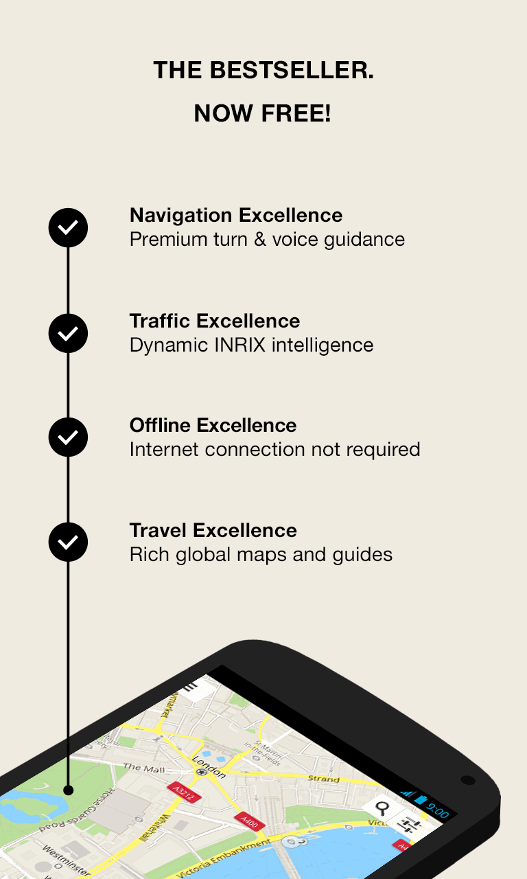 Android application GPS Navigation & Maps - Scout screenshort